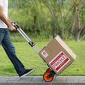 Folding Hand Truck 140kg Aluminum Portable Dolly Cart Telescoping