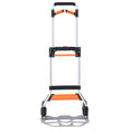 Folding Hand Truck 140kg Aluminum Portable Dolly Cart Telescoping