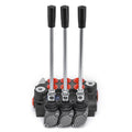 3 Spool Hydraulic Control Valve 11GPM Hydraulic Directional Control Valve Double Acting Hydraulic Valve for Tractors Loaders Tanks