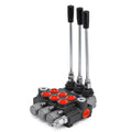 3 Spool 11GPM Hydraulic Directional Control Valve Double Acting