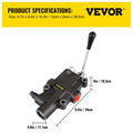 Hydraulic Directional Control Valve 1 Spool 21 GPM 3625 PSI