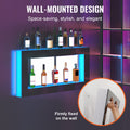 LED Liquor Bottle Display Bar Shelf 1210mm RF App Control