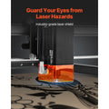 Laser Engraver, 5W Output, Laser Engraving Cutter Machine, 14.9 x 15.7 in/38 x 40 cm Working Area, 10000 mm/min Movement Speed, Compressed Spot with Eye Protection, for Wood, Certain Metal