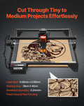 5W Laser Engraver Cutter 38x40cm Wood Metal Engraving Machine