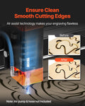 5W Laser Engraver Cutter 38x40cm Wood Metal Engraving Machine