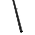5ft Cast Iron Sign Post Holder Portable Wheels Black
