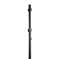 5ft Cast Iron Sign Post Holder Portable Wheels Black