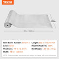 Double Reflective Insulation Roll 48in x 50ft Thermal Barrier
