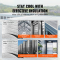 Double Reflective Insulation Roll 120x48 Inch Foam Core