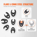 Crowfoot Wrench Set 15-Piece 1/2