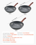 3 Piece Aluminium Frying Pan Set 250-325mm Nonstick Induction Gas