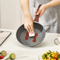 3 Piece Aluminium Frying Pan Set 250-325mm Nonstick Induction Gas