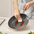 3pc Nonstick Frying Pan Set 200/270/300mm Ceramic Grey Induction