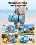 Beach Tent 6 Person UPF 50+ Sun Shelter Portable Canopy Carrying Bag