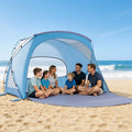 Beach Tent 6 Person UPF 50+ Sun Shelter Portable Canopy Carrying Bag