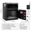 Cefito 1.7 Cub Depository Safe Drop Slot Electronic Lock Cash
