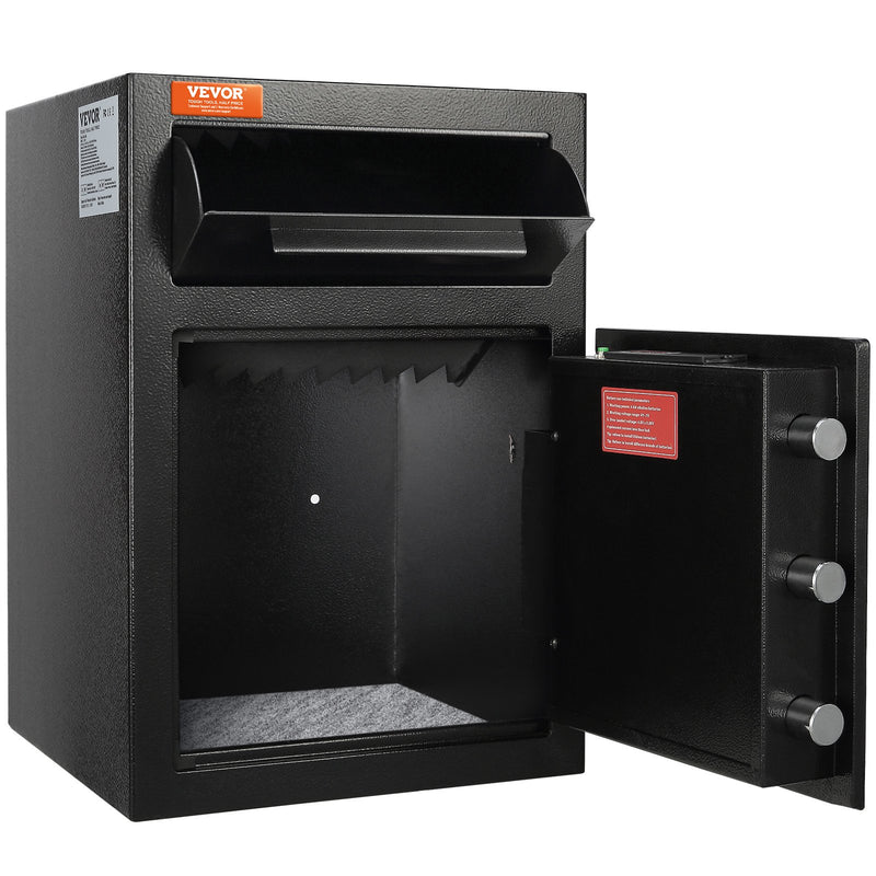 Depository Safe 2.5 Cub Drop Slot Electronic Lock Cash Mail Home