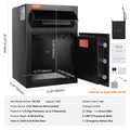 Depository Safe 2.5 Cub Drop Slot Electronic Lock Cash Mail Home