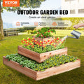 Wooden Raised Garden Bed 113x113x51cm Planter Box Flower Veggie