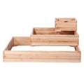 Wooden Raised Garden Bed 113x113x51cm Planter Box Flower Veggie