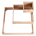 Wooden Raised Garden Bed 113x113x51cm Planter Box Flower Veggie