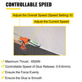 20V Cordless Caulking Gun 300ml Silicone Sausage Electric Iron