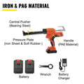 20V Cordless Caulking Gun 300ml Silicone Sausage Electric Iron