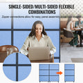 Acoustic Room Divider Panel 2 Pack Indigo Blue Privacy Screen