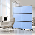 Acoustic Room Divider Panel 2 Pack Indigo Blue Privacy Screen