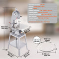 Commercial Electric Meat Bandsaw 1500W Stainless Steel Bone Saw