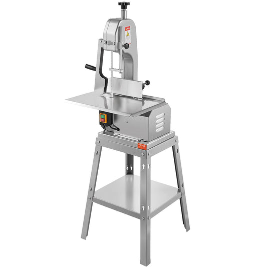 Commercial Electric Meat Bandsaw 850W Stainless Steel Bone Saw