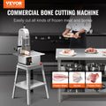 Commercial Electric Meat Bandsaw 850W Stainless Steel Bone Saw