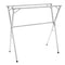Telescopic Clothes Drying Rack 2-Tier 30 Holes Windproof Shoe Hooks