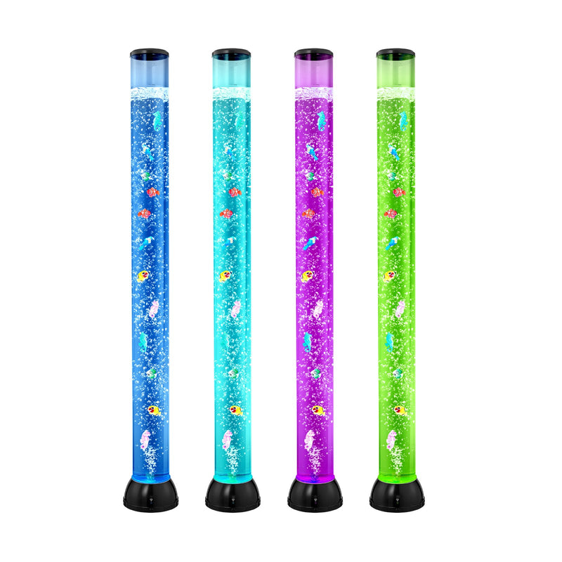 Bubble Tube Lamp 16 Colour 1.2m Sensory Aquarium LED Calming