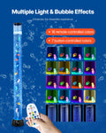 Bubble Tube Lamp 16 Colour 1.2m Sensory Aquarium LED Calming