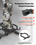 Gun Rack Floor Standing Steel 9 Rifle 4 Pistol Storage Display Stand