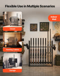Gun Rack Floor Standing Steel 9 Rifle 4 Pistol Storage Display Stand