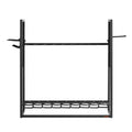 Gun Rack Floor Standing Steel 9 Rifle 4 Pistol Storage Display Stand