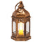 12pc LED Flameless Candle Lantern Bronze Glass Holder Wedding Party Decor