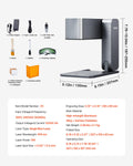 Portable 5W Laser Engraver 600mm/s Handheld Engraving Machine