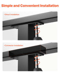 Stainless Steel Handrail 198cm Matte Black Outdoor Indoor Stairs