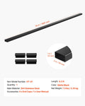 Stainless Steel Handrail 198cm Matte Black Outdoor Indoor Stairs