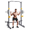 Squat Stand Power Rack Adjustable Heavy Duty Barbell Weight Home Gym