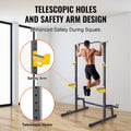 Squat Stand Power Rack Adjustable Heavy Duty Barbell Weight Home Gym