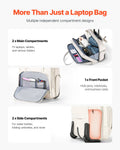 Rolling Laptop Bag 15.6 Inch Wheeled Briefcase with Telescoping Handle