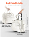 Rolling Laptop Bag 15.6 Inch Wheeled Briefcase with Telescoping Handle