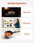 17pc Granite Nonstick Cookware Set Detachable Handle Induction Oven Safe