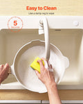 19 Piece Granite Nonstick Cookware Set Induction White