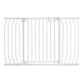 Baby Gate, 749-1346 mm Extra Wide, 762 mm High, Dog Gate for Stairs Doorways and House, Easy Step Walk Thru Auto Close Child Gate Pet Security Gate with Pressure Mount and Wall Mount Kit, White