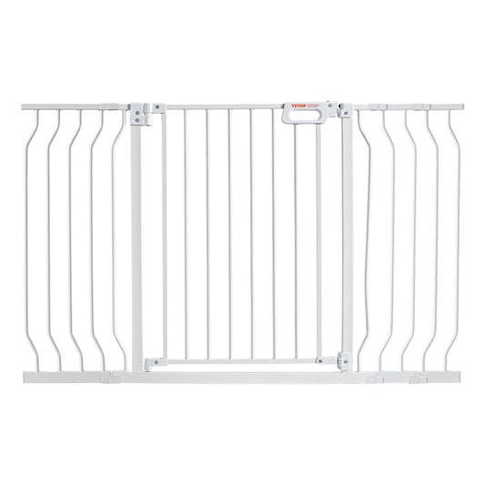 Baby Gate Extra Wide 749-1346mm 762mm High Dog Gate White